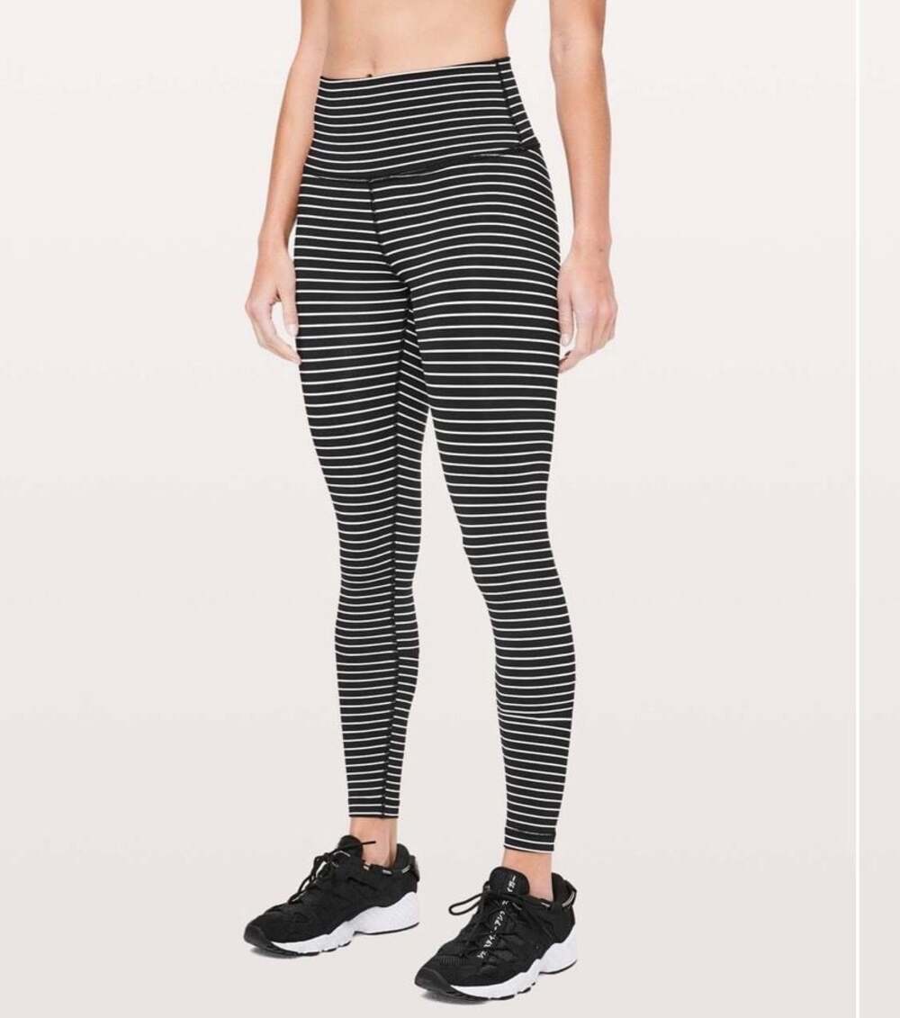Lululemon Wunder Under Luxtreme High-Rise 28” Parallel Stripe Leggings size 0-2